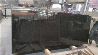 African Angola Black Polished Granite Slabs