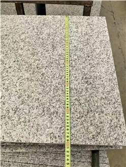 China G602 Cheapest Light Grey Flamed Granite Paving Stone
