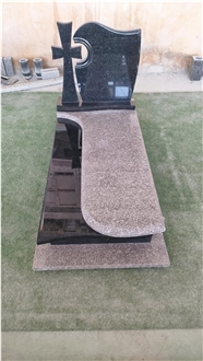 China G664 Red Polished Granite  Tombstone Memorial Stone