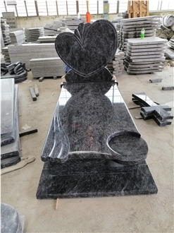 Orion Blue Polished Granite Monument