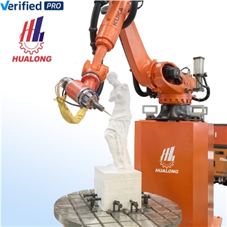 7-Axis Robotic Stone Engraving 3D Marble Statue CNC Carving Machine