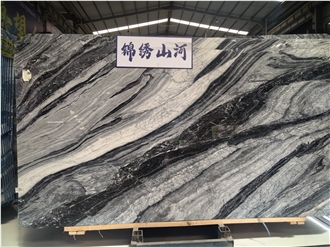 Brazilian Picturesque Marble Slabs -Polished