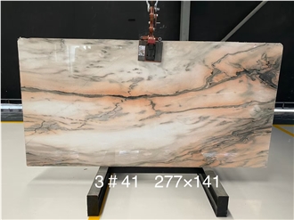 High Quality Aurora Red Marble Slabs-Polished