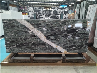 High Quality Green Universe Galaxy Marble Slabs