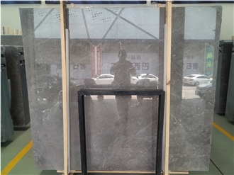 High Quality Platinum Grey Marble Slabs-Polished