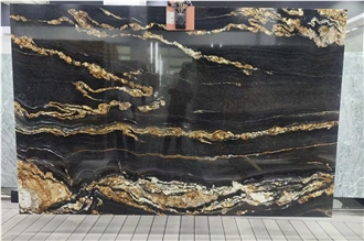 Cosmic Gold Granite Slabs
