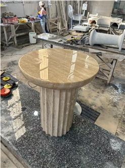 Beige Travertine Tables