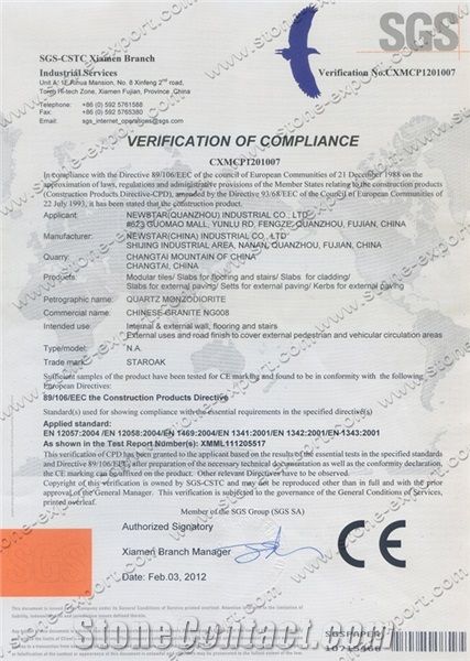 CE certificate