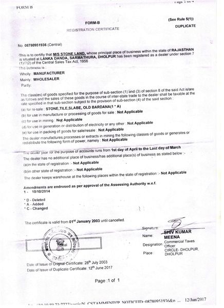 Business license