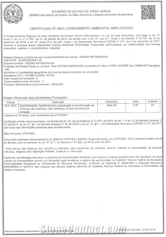Business license