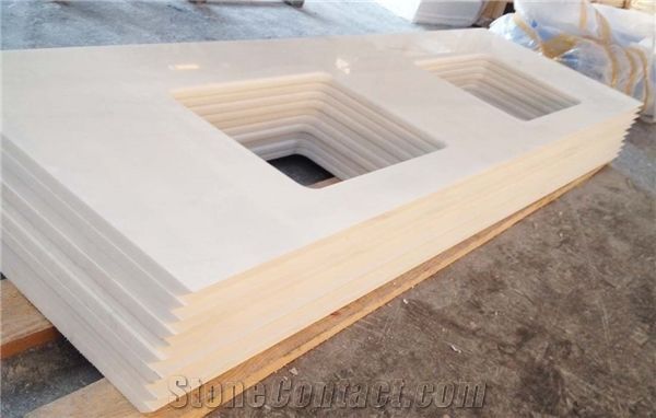 Bianco Dolomite Vanity Top 2015