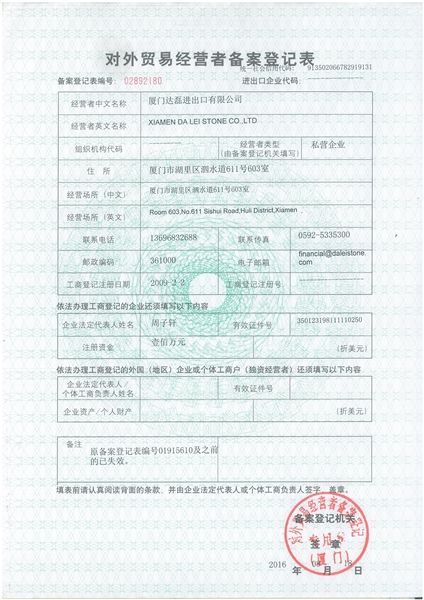 Trade license