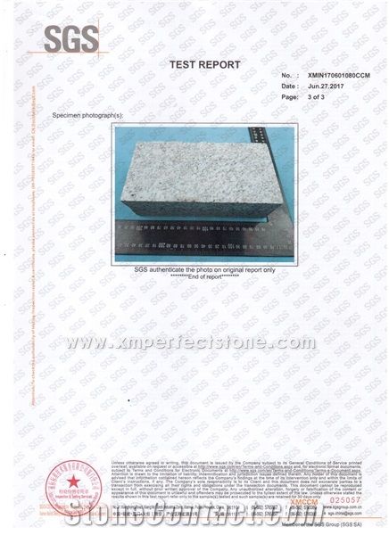Pearl White -SGS Report