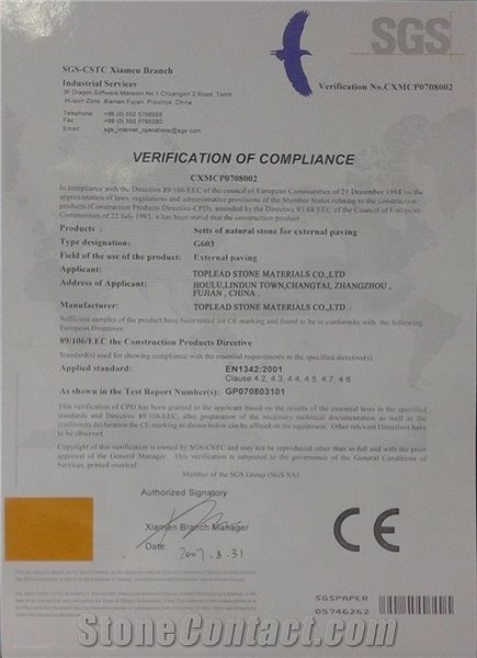 CE certificate