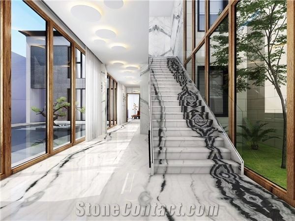 Panda white marble 2019