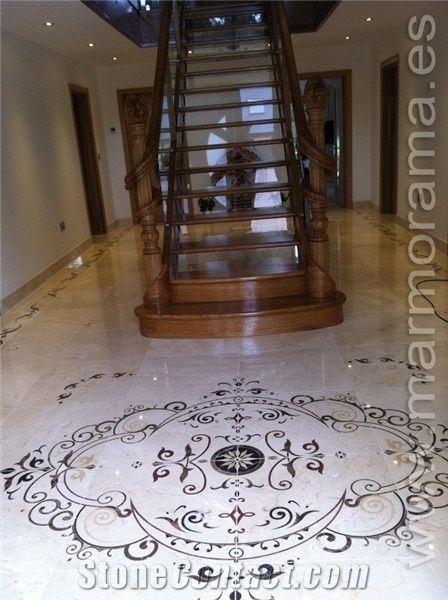 Crema Marfil Marble Waterjet Design Year: 2012