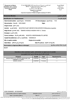 Trade license