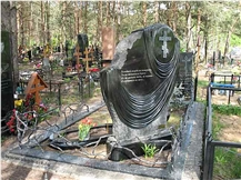 Russia tombstone yard 2010