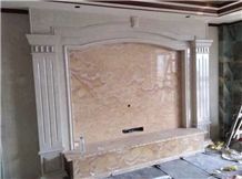 WALL BACKGROUND DECORATION-Guangdong Luxury villa  2014