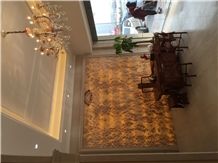 Portugal Beige Limestone Walling 2015