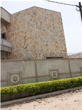 quartzite slab and flagstones for private customer 2021