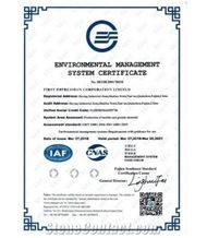 ENVIRONMENTAL MANAGEMENT SYSTEM CERTIFICATE