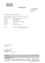 IMPALA/BROWN HAISA SGS TEST REPORT