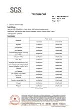 WHITE QUARTZ SGS TEST REPORT