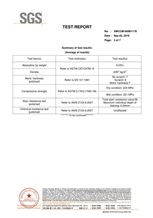 WHITE QUARTZ SGS TEST REPORT