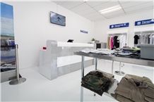 Cloth shop furniture reception desk  2015