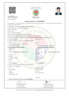 Trade Licence