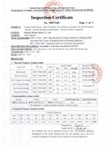 Crystal white marble certificate