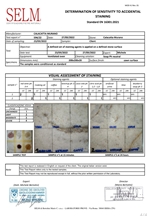 Waterproof, Oilproof, Acidproof certificate