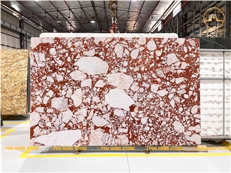 Marble Calacatta Red Slabs