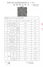 Stone test report