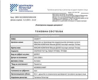 Trade license