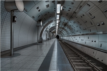 Subway in Essen, Germany 