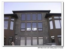 Black Slate Wall Clading Project in Canada 2007