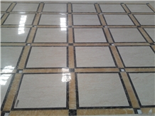 Natural Marble Medallion and Floor Project 