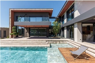 Cesme Villla Project - Silver Travertine