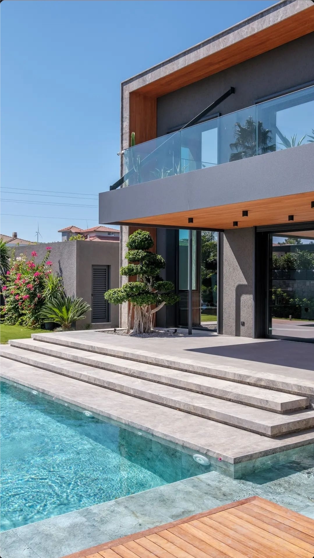 Cesme Villla Project - Silver Travertine