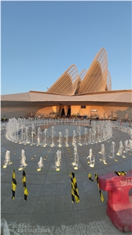 Louvre Museum Plaza in Abu Dhabi