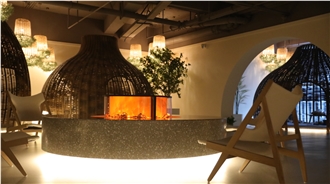 Impression Gray Terrazzo Floor and Wall
