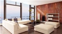 Qatar - Red Travertine 1998