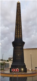 Shanxi Black Granite - The Obelisk Dubai Project