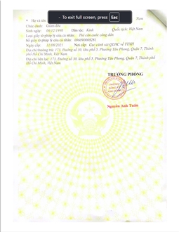 Trade license