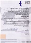 CE CERTIFICATE FOR SEASAME WHITE GRANITE