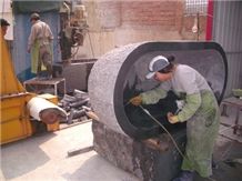 Polishing stone tub