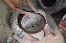 Wood sink polishing