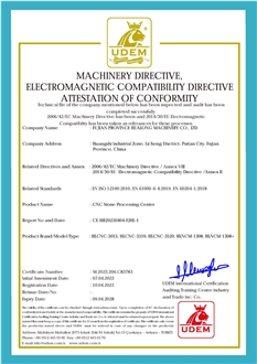 CE for CNC Stone Processing Center